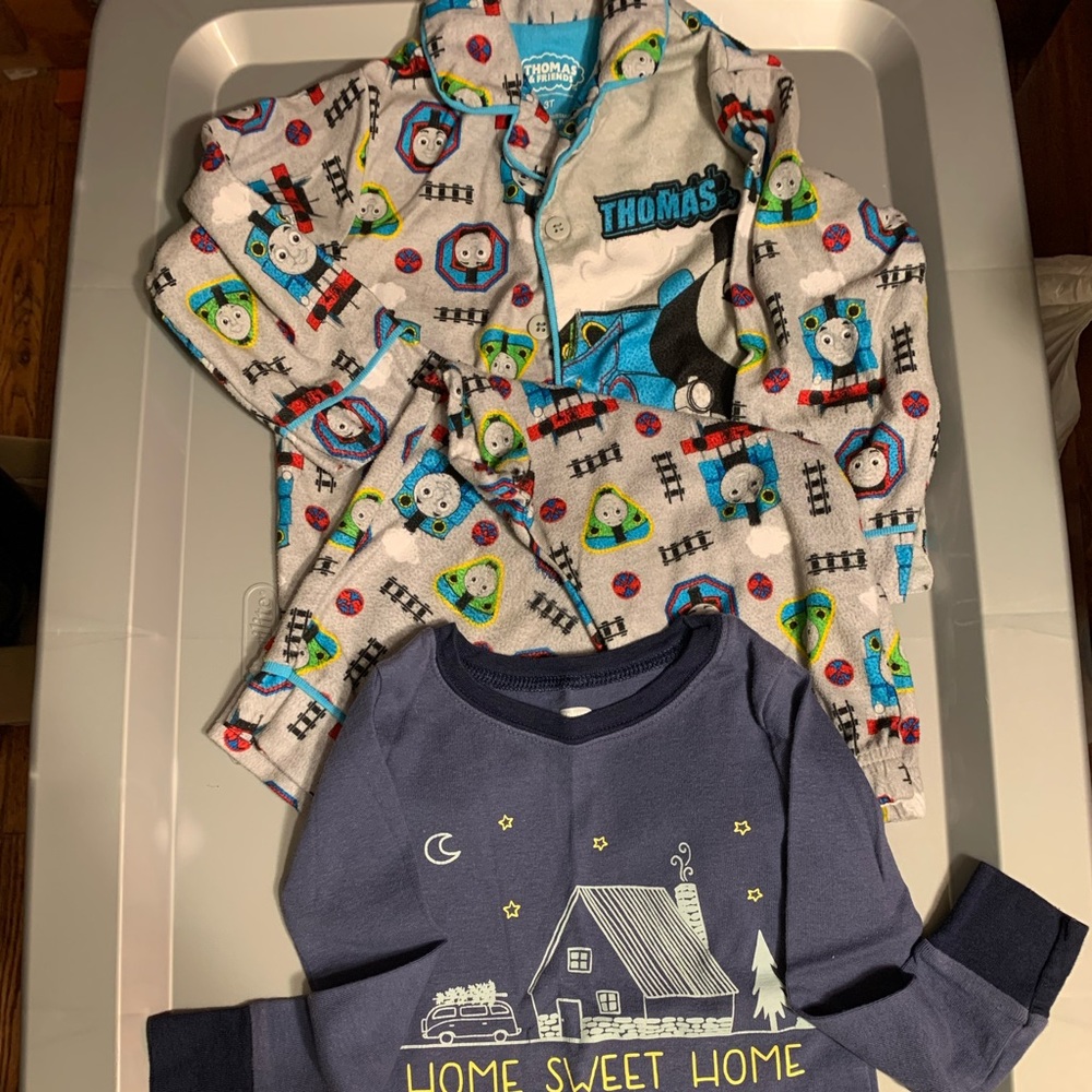 Two pair of size 3T pajamas